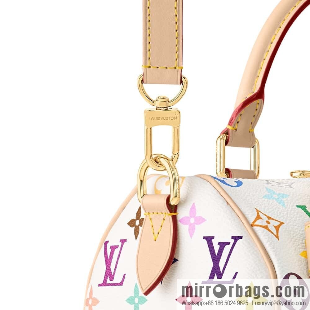 [Original order boutique] M13085 white color speedy pillow bag, this Speedy Bandoulière 25 handbag