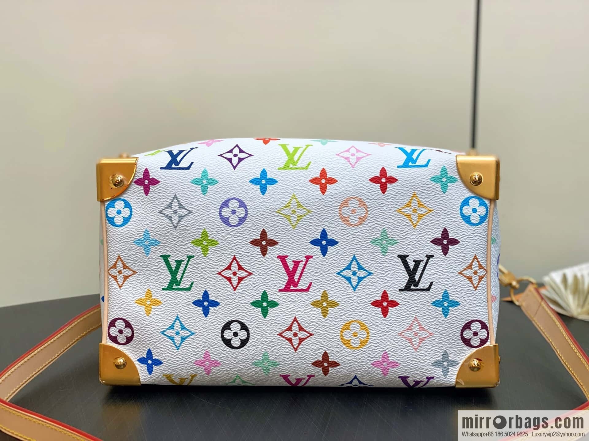 [Original order boutique] M13085 white color speedy pillow bag, this Speedy Bandoulière 25 handbag