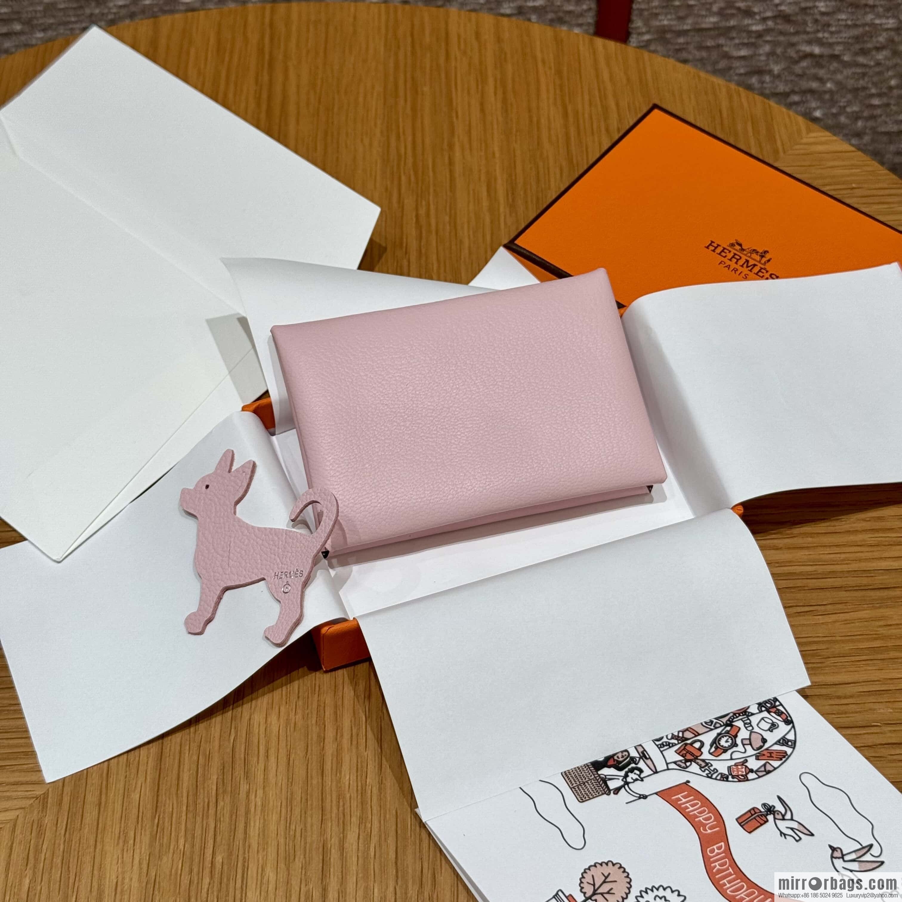 Calvi card bag H083674CKI2 change bag 3Q powder