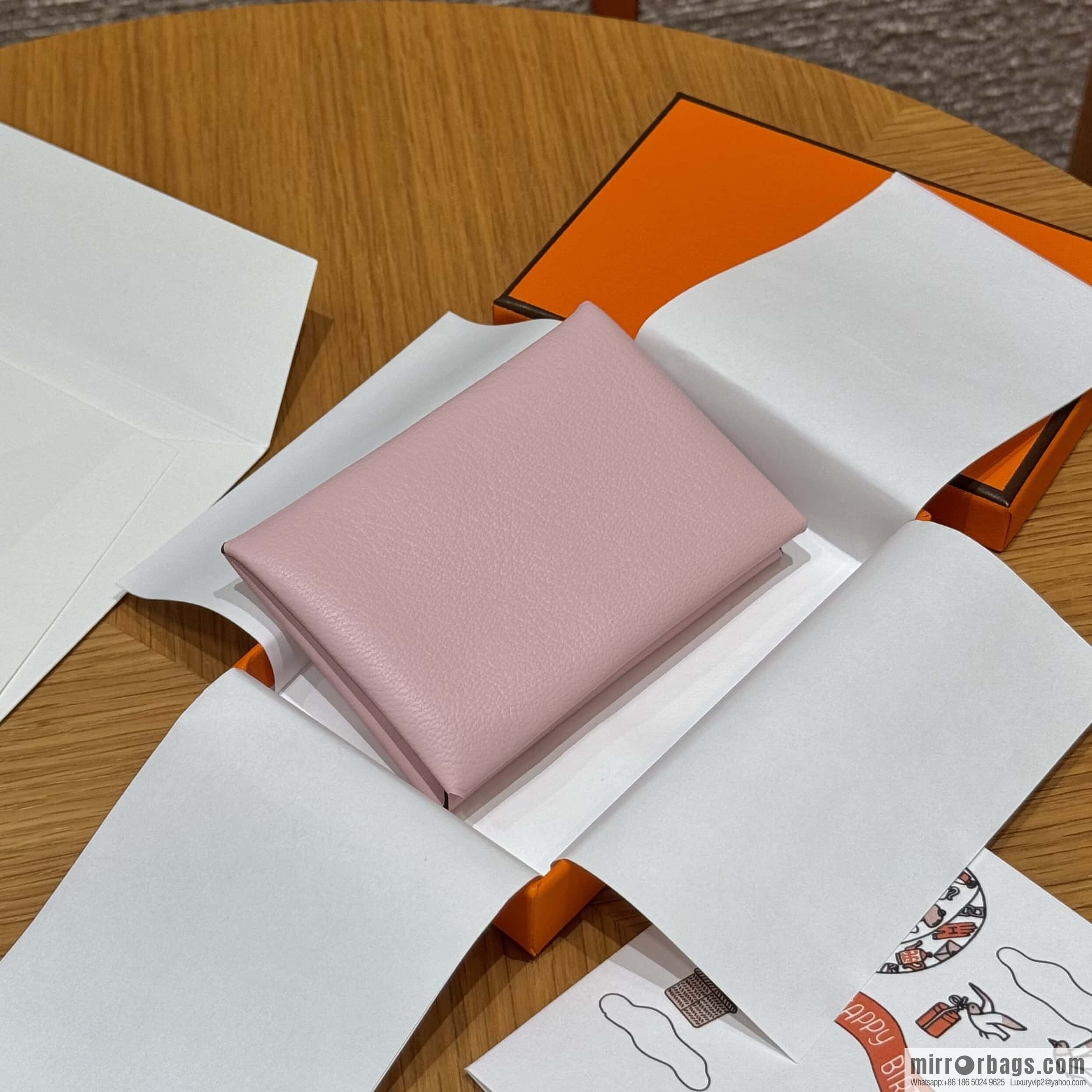 Calvi card bag H083674CKI2 change bag 3Q powder