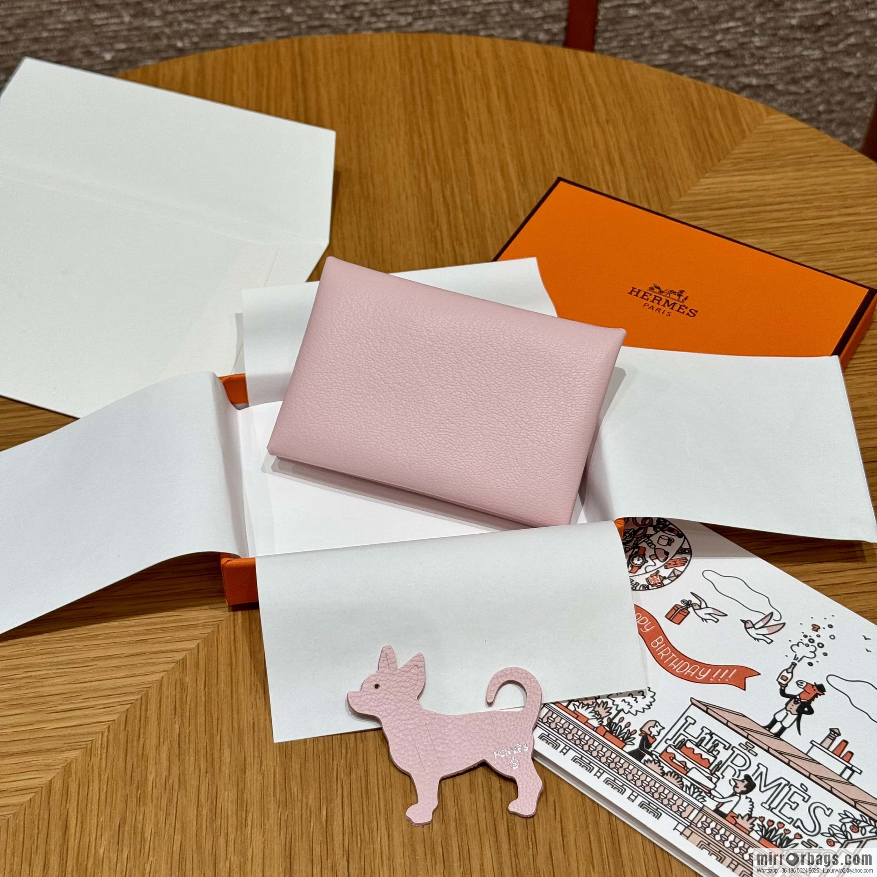 Calvi card bag H083674CKI2 change bag 3Q powder