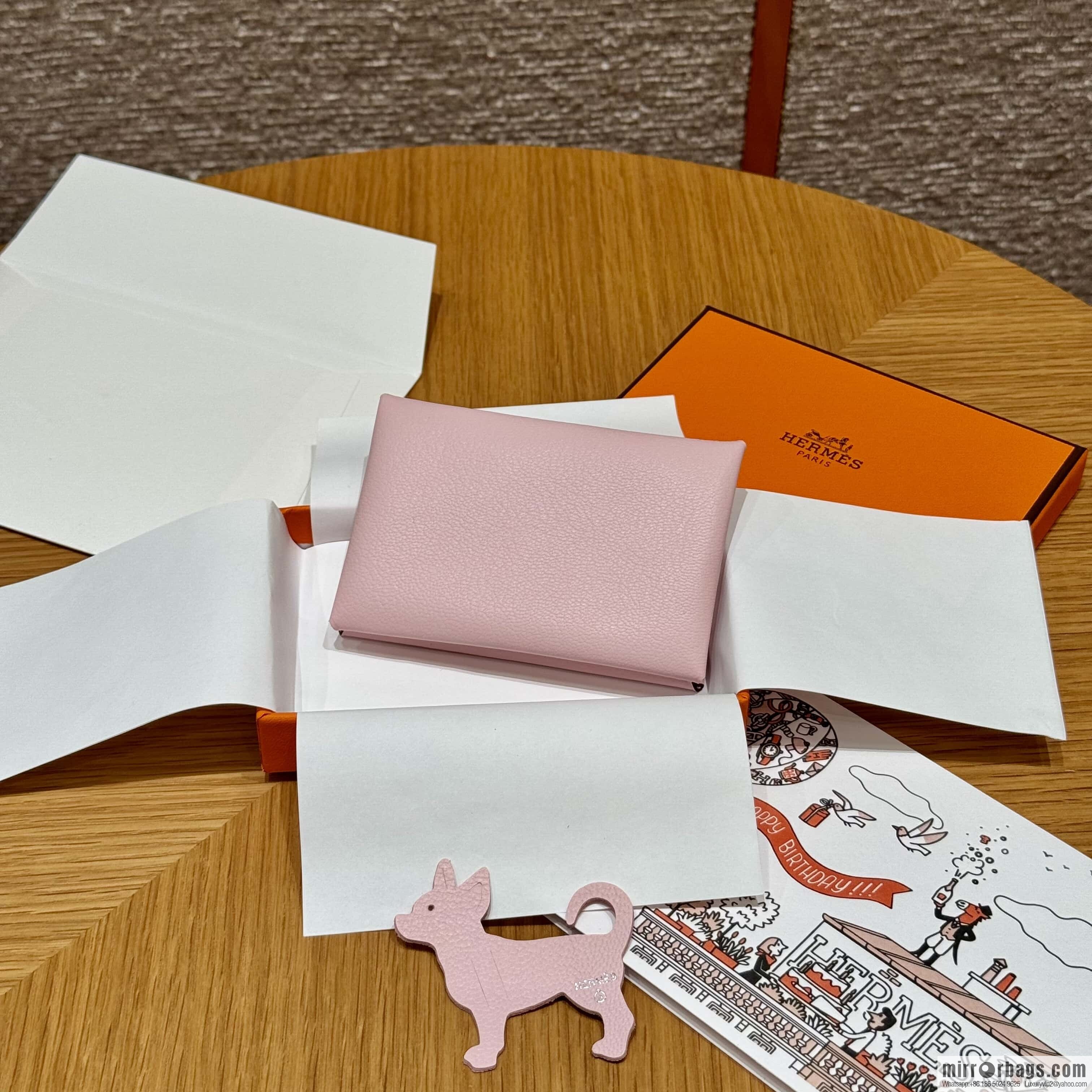 Calvi card bag H083674CKI2 change bag 3Q powder