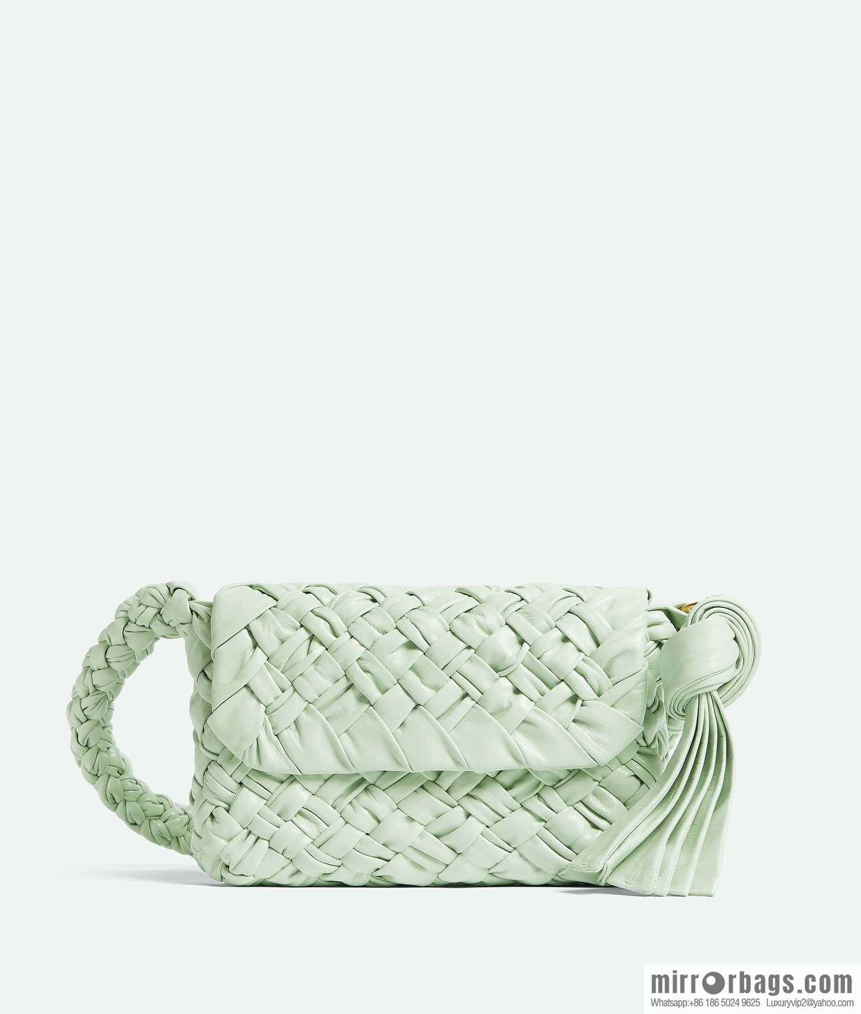 BV Kalimero Citta Handbag 785797 Fresh Mint Green