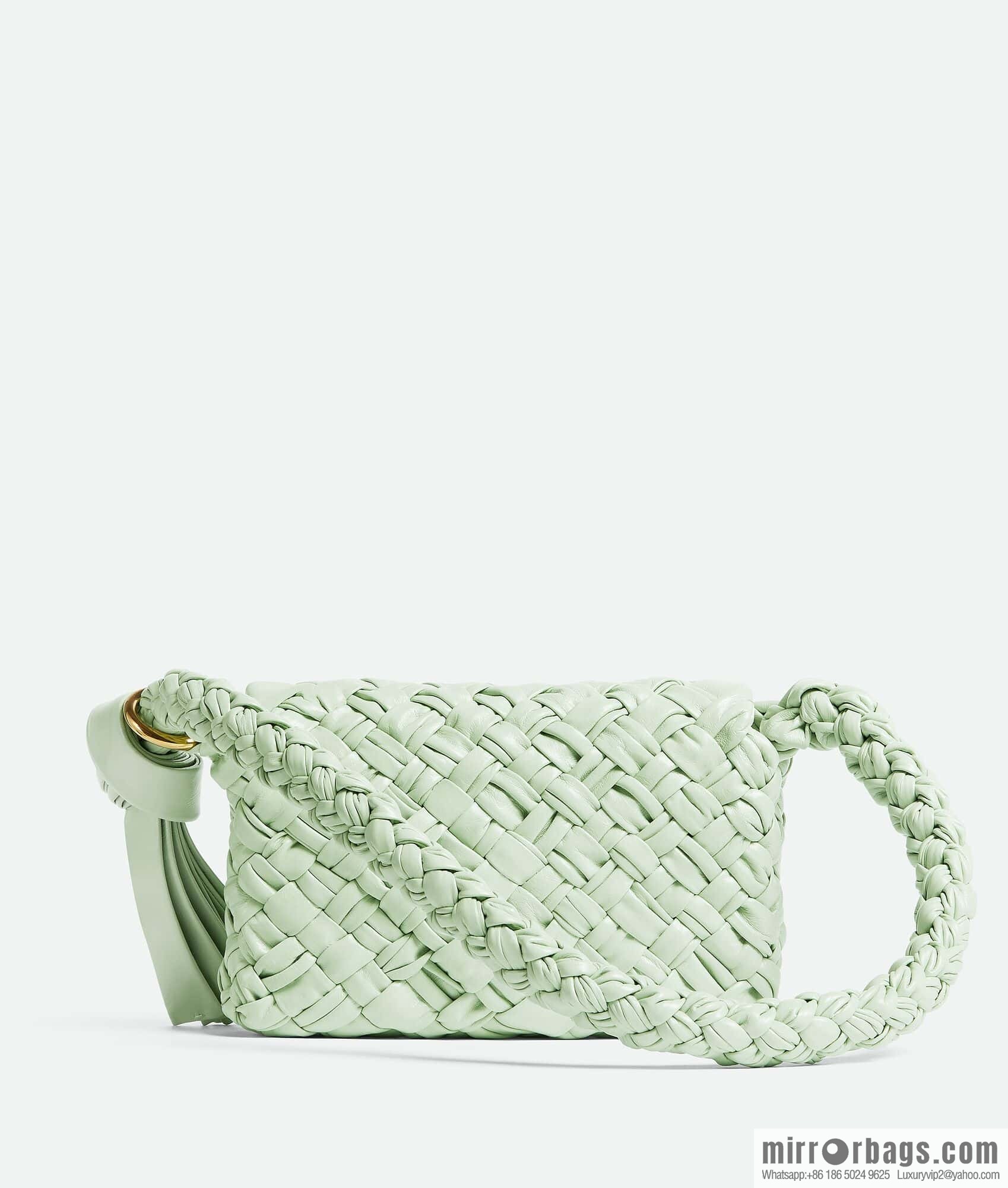 BV Kalimero Citta Handbag 785797 Fresh Mint Green