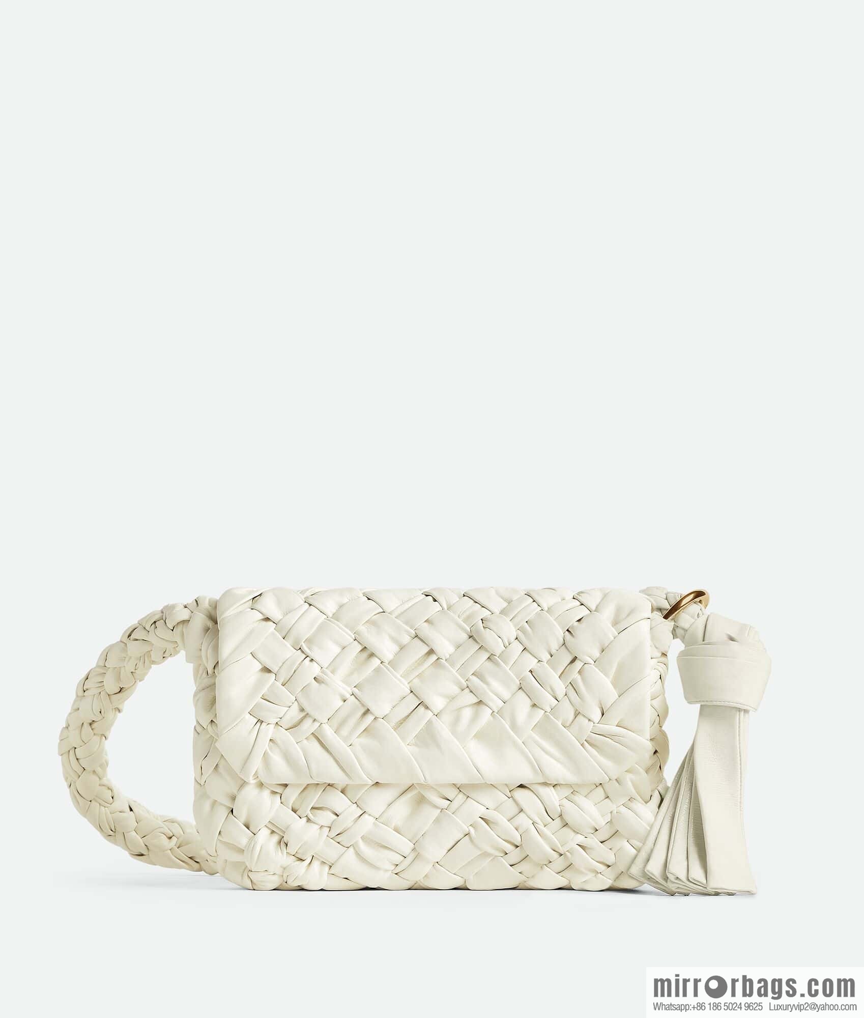 BV Kalimero Citta Handbag 785797 Bone Beige