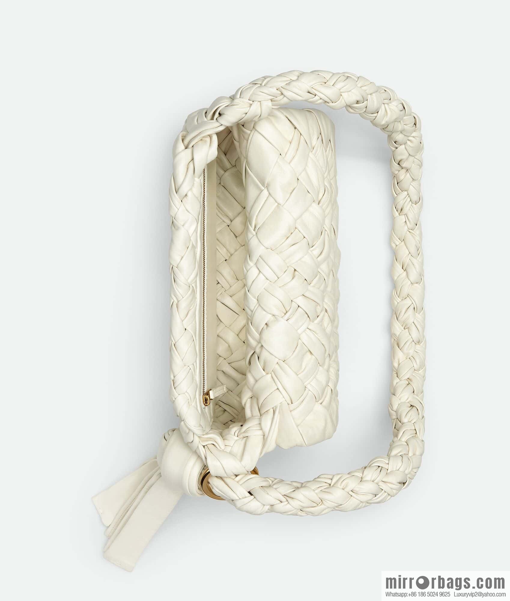 BV Kalimero Citta Handbag 785797 Bone Beige
