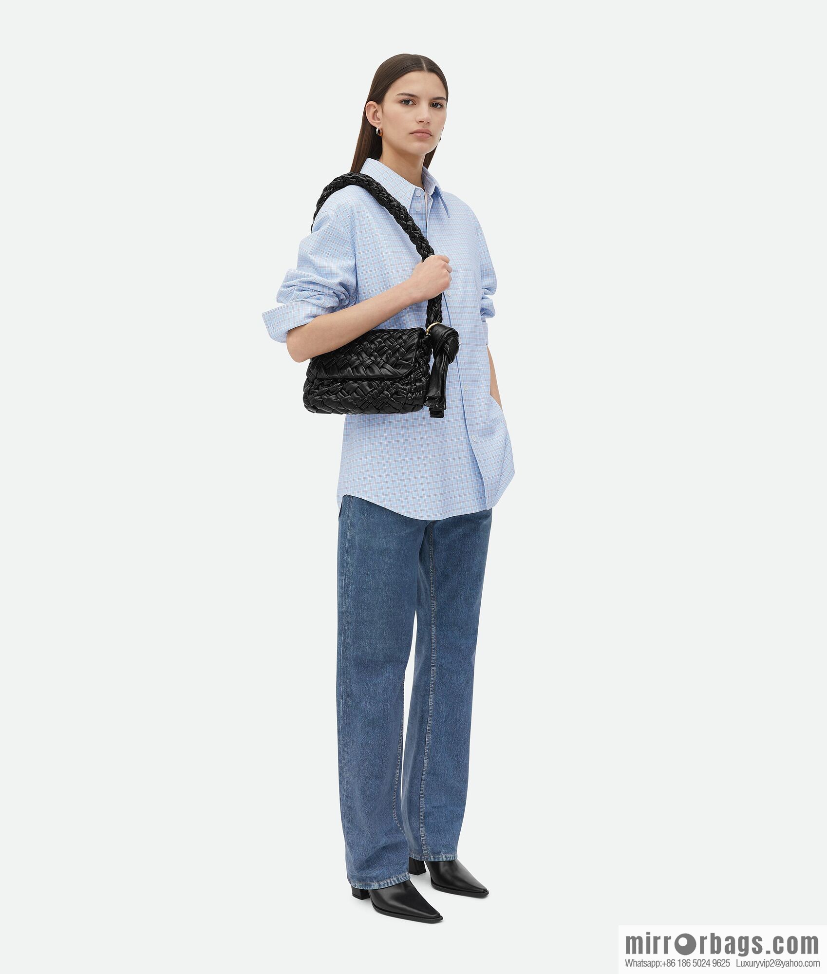 BV Kalimero Citta Handbag 785797 Black