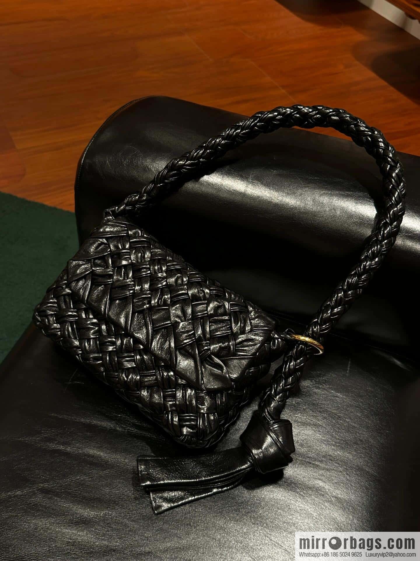BV Kalimero Citta Handbag 785797 Black