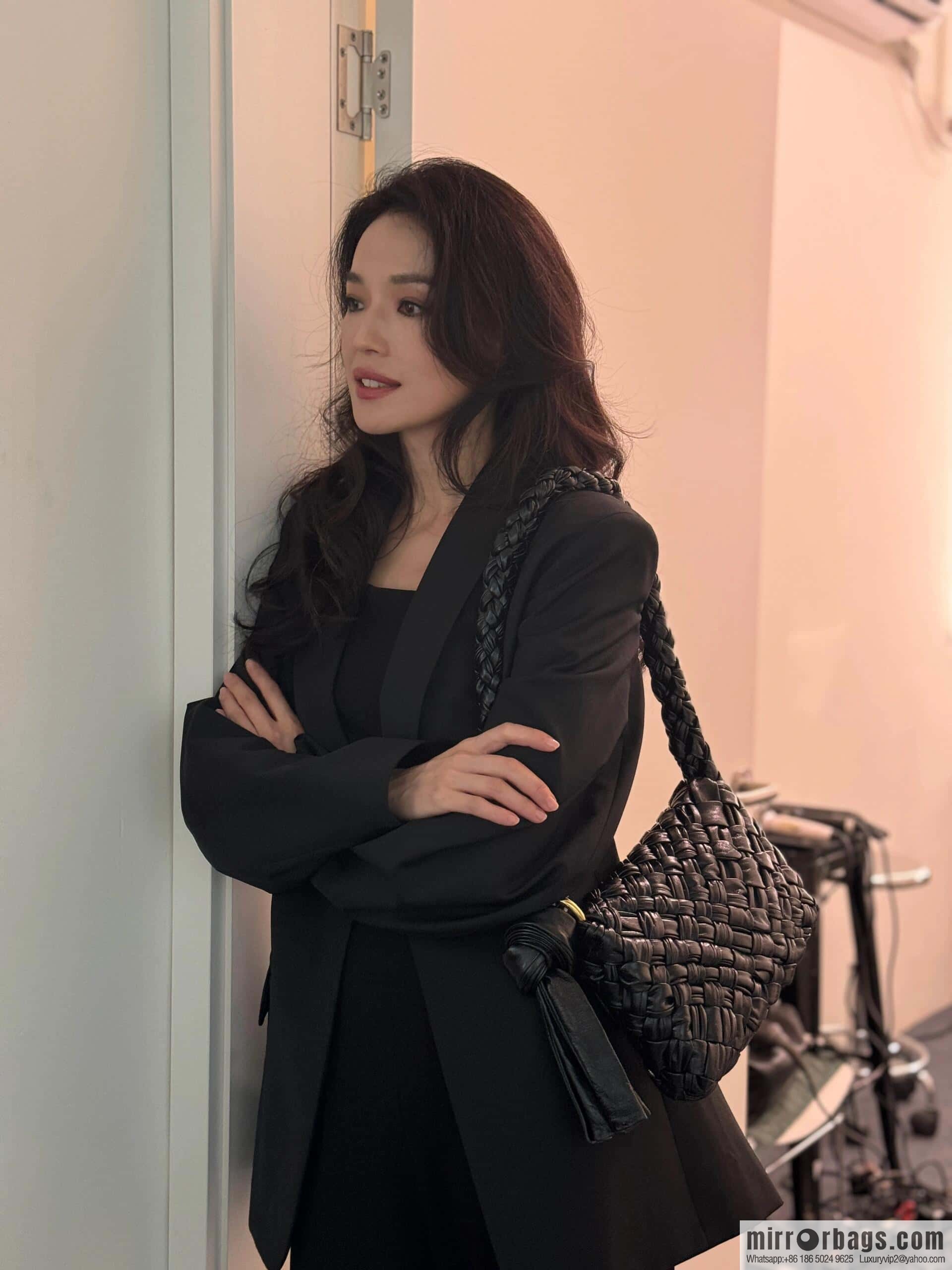 BV Kalimero Citta Handbag 785797 Black