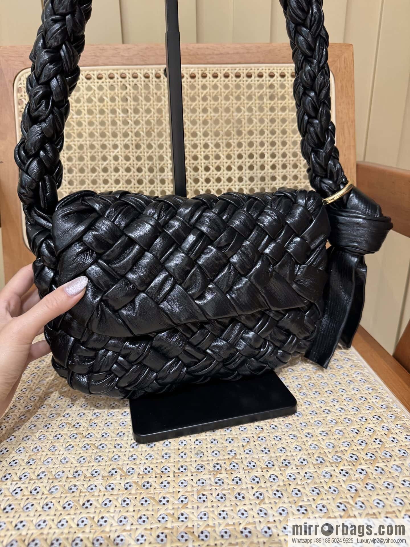 BV Kalimero Citta Handbag 785797 Black