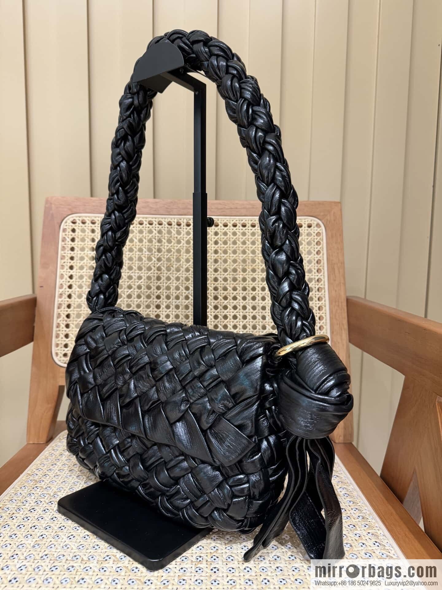 BV Kalimero Citta Handbag 785797 Black