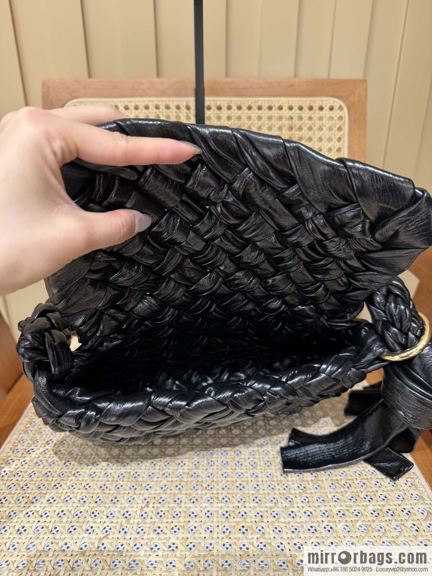 BV Kalimero Citta Handbag 785797 Black