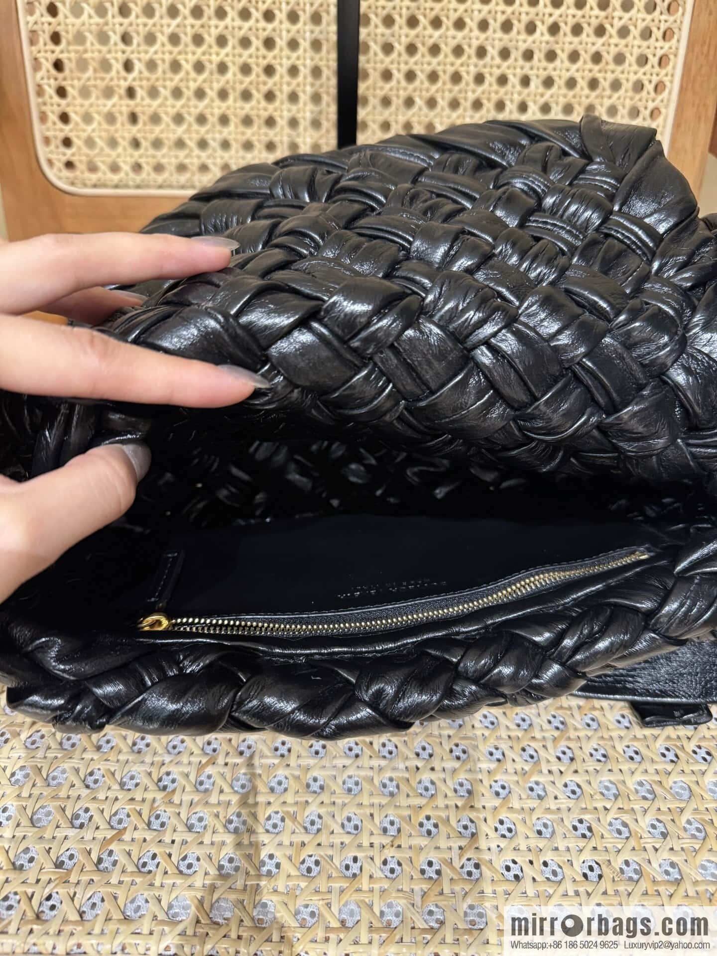 BV Kalimero Citta Handbag 785797 Black