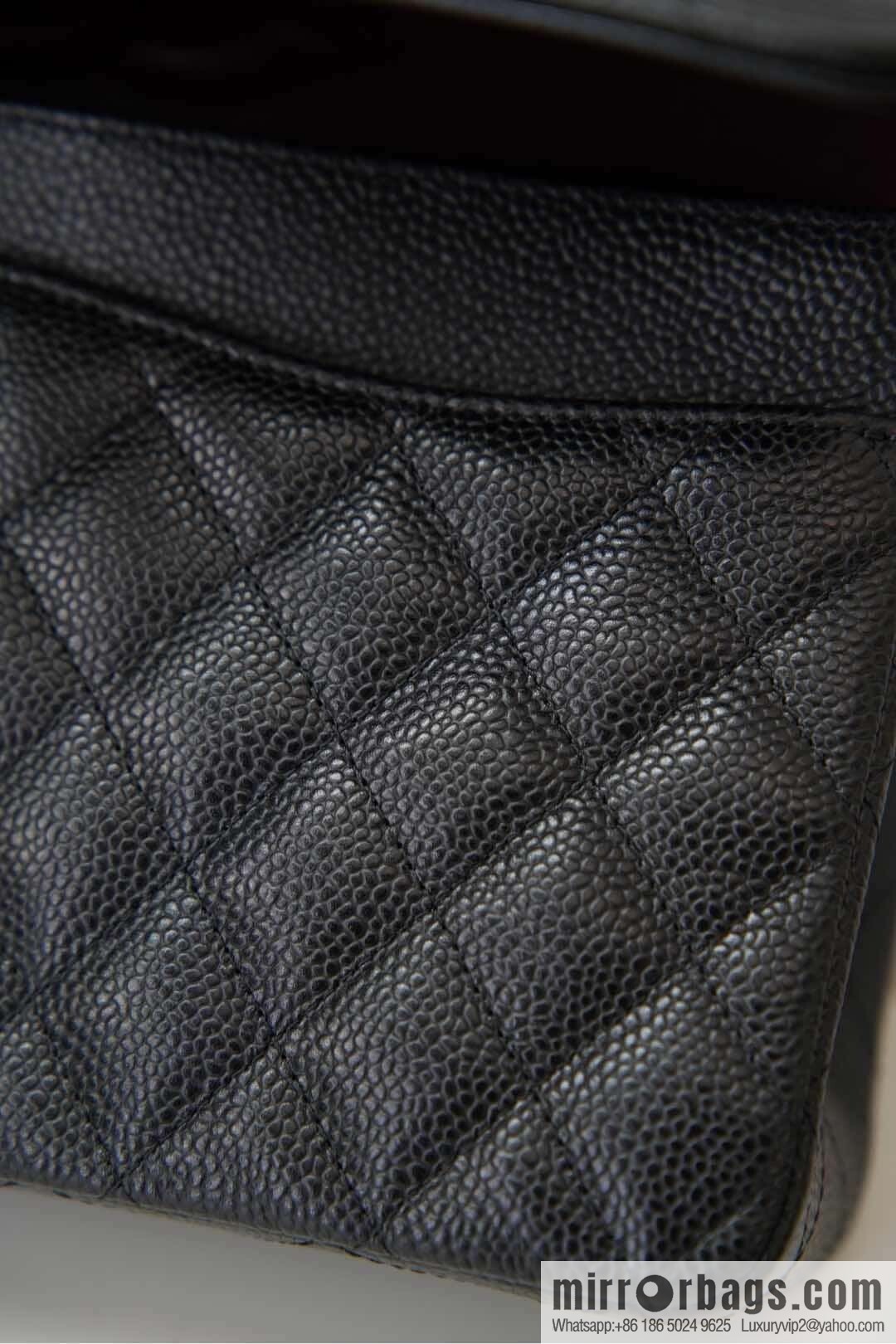 Classic Flap, black gold, large ball pattern 〰️ A01112