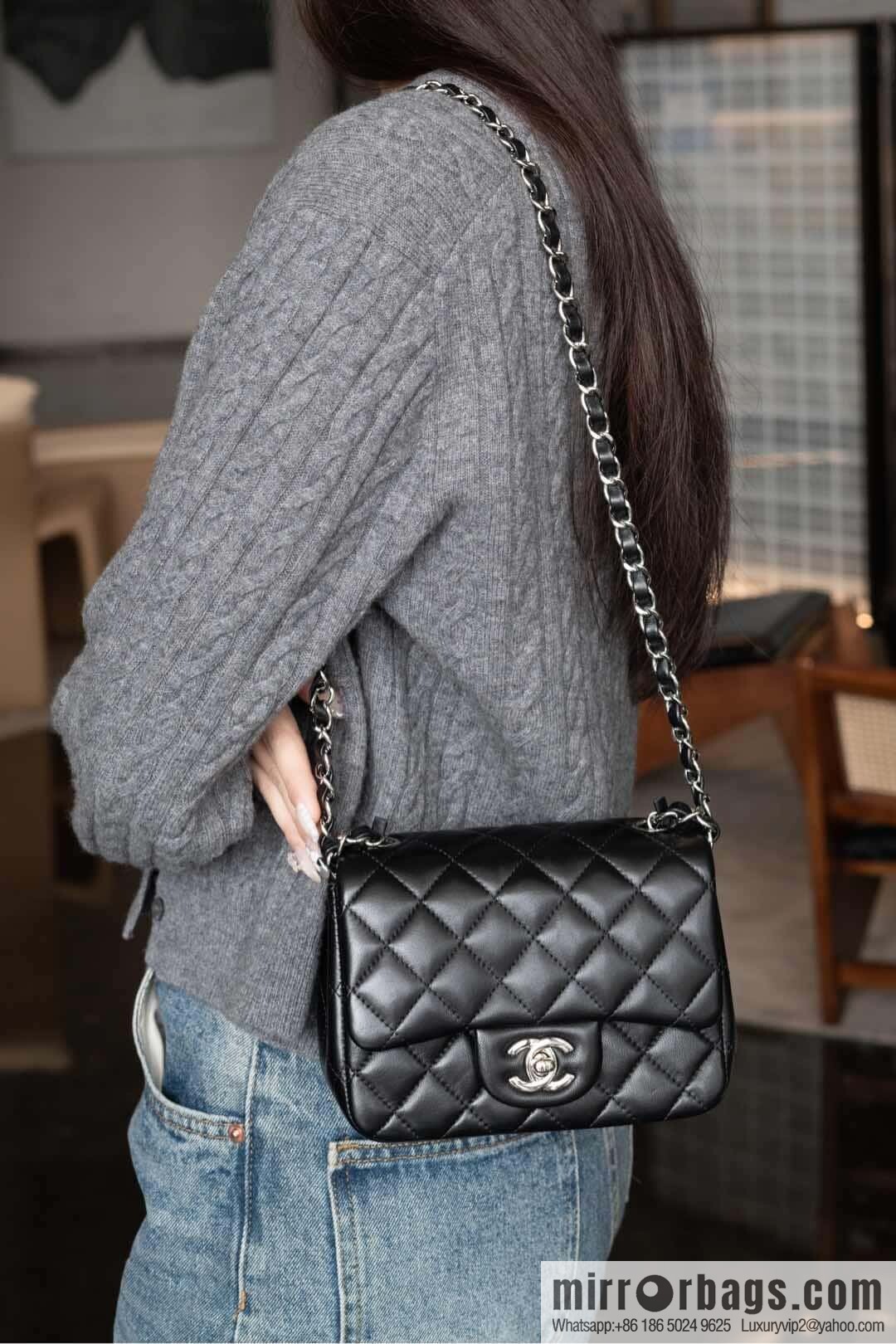 Classic Flap, Black Sheep Silver, Fatty 🔆 A01115