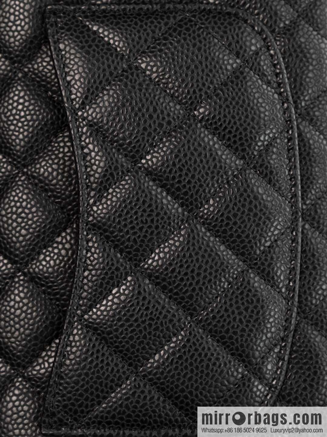 ℂ𝔽 𝗖𝗹𝗮𝘀𝘀𝗶𝗰 𝗙𝗹𝗮𝗽 | genuine leather litchi pattern black silver 🖤 A01116