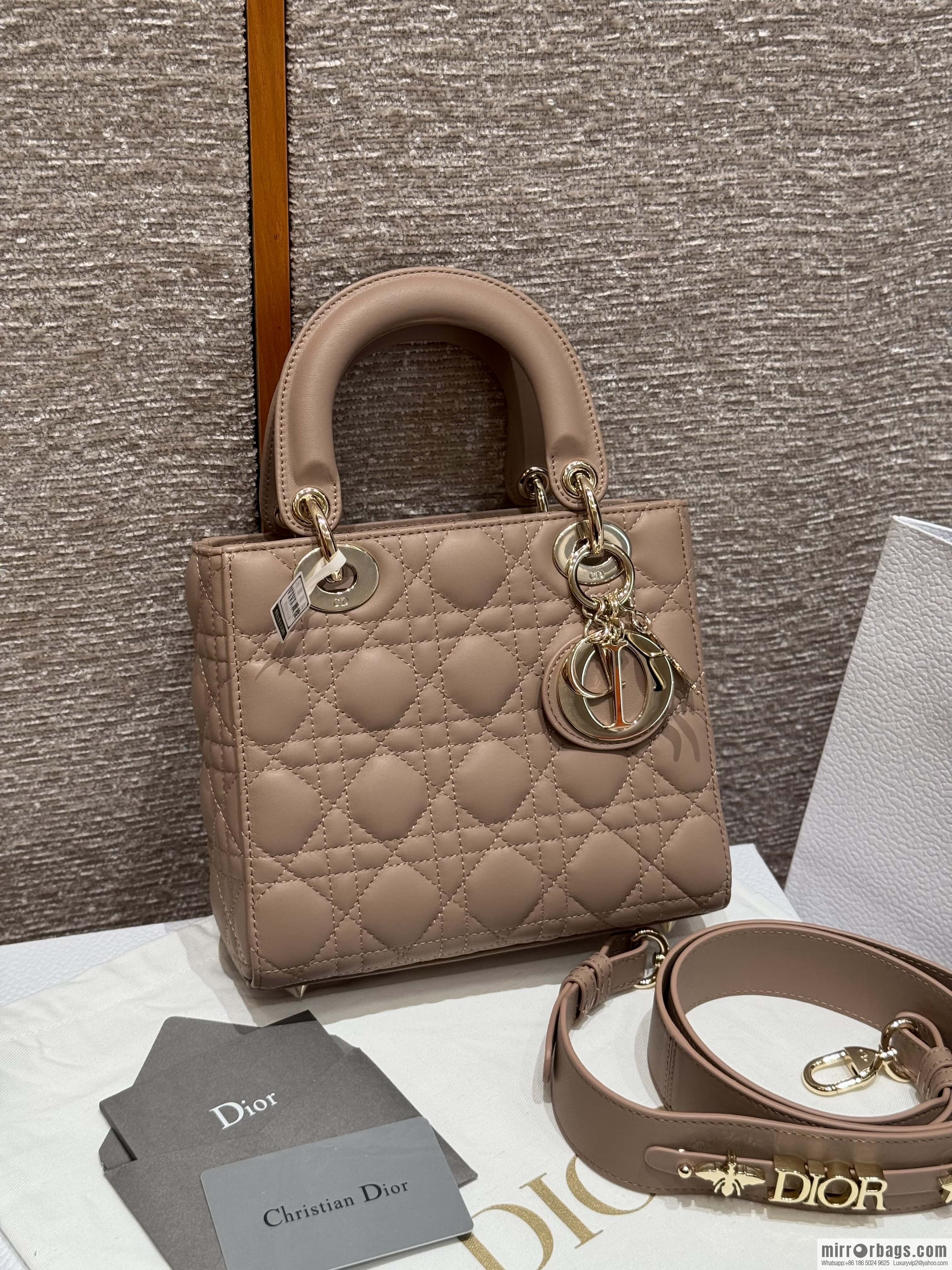 Original genuine grade classic diamond princess diana bag
