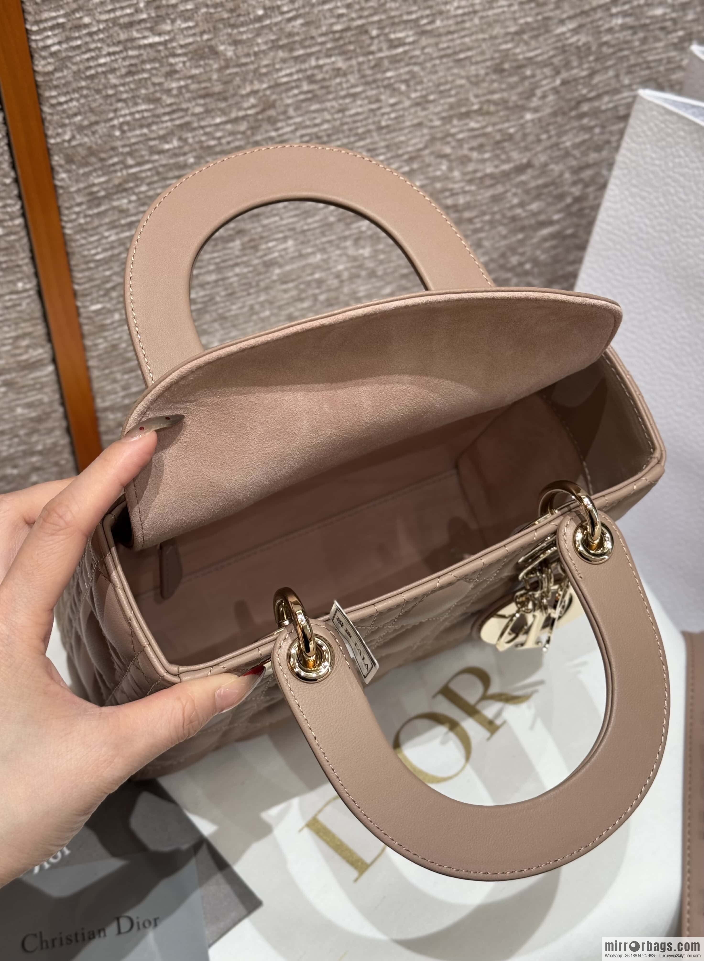 Original genuine grade classic diamond princess diana bag