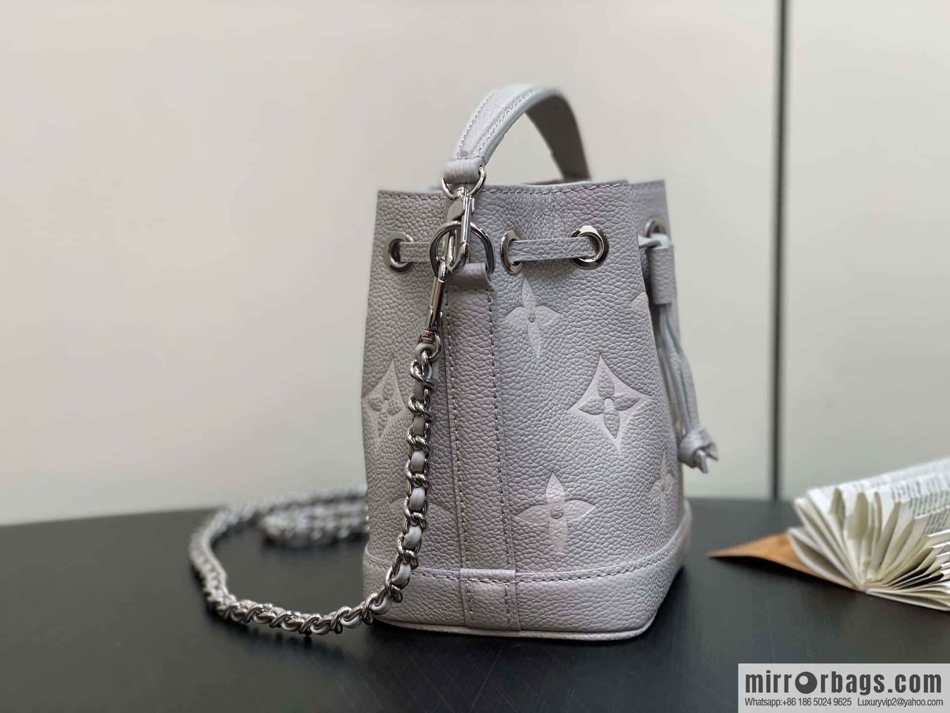 [Original order boutique] M81626 M14224 taro mud purple silk screen printing bucket bag, this Nano Noé handbag