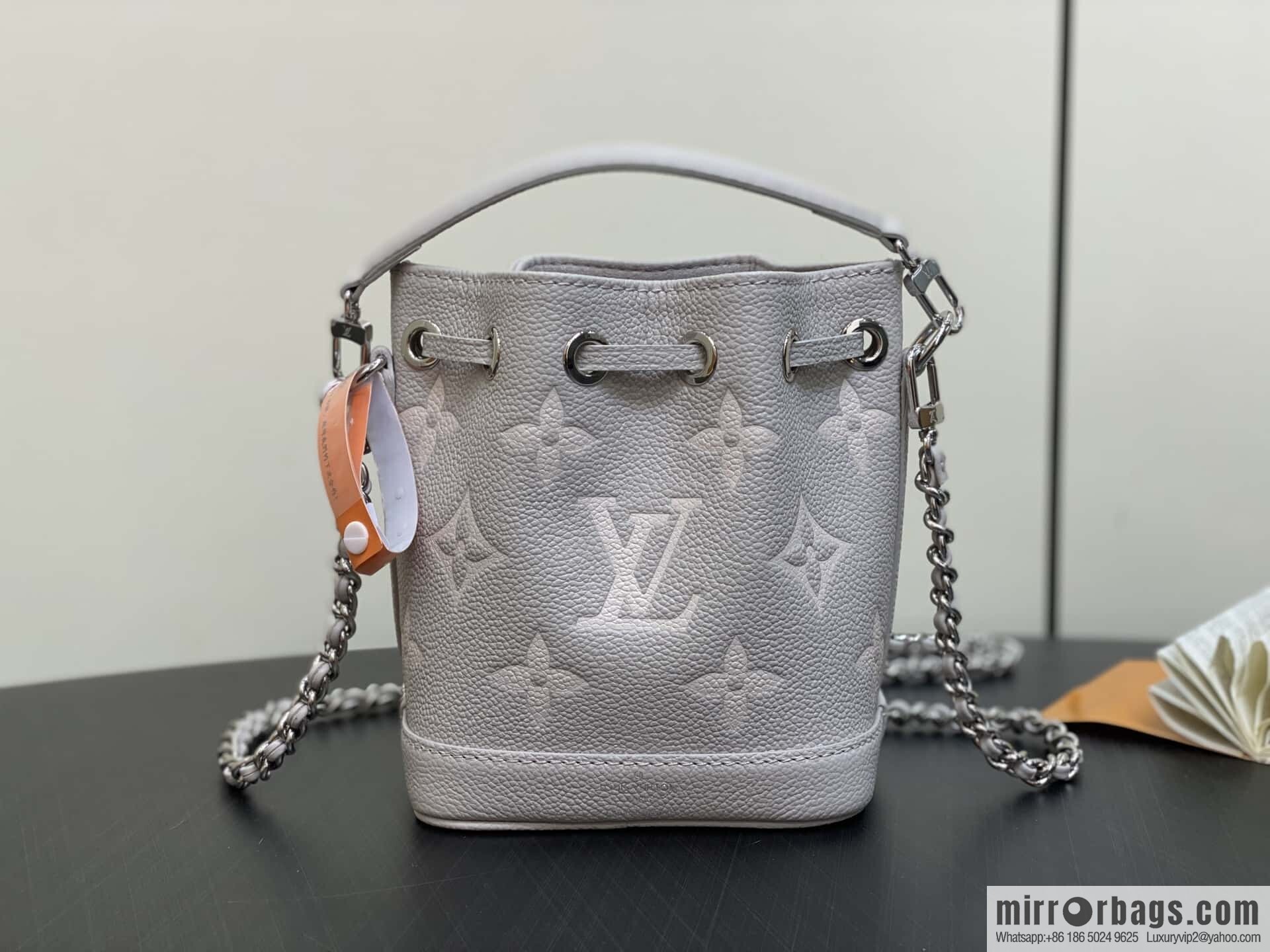 [Original order boutique] M81626 M14224 taro mud purple silk screen printing bucket bag, this Nano Noé handbag