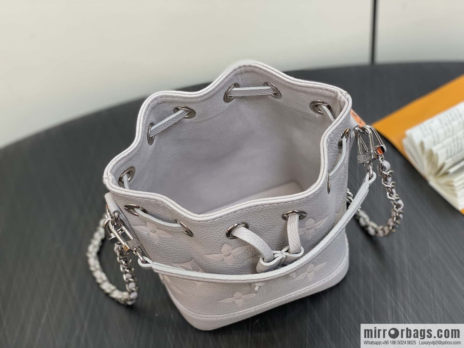 [Original order boutique] M81626 M14224 taro mud purple silk screen printing bucket bag, this Nano Noé handbag