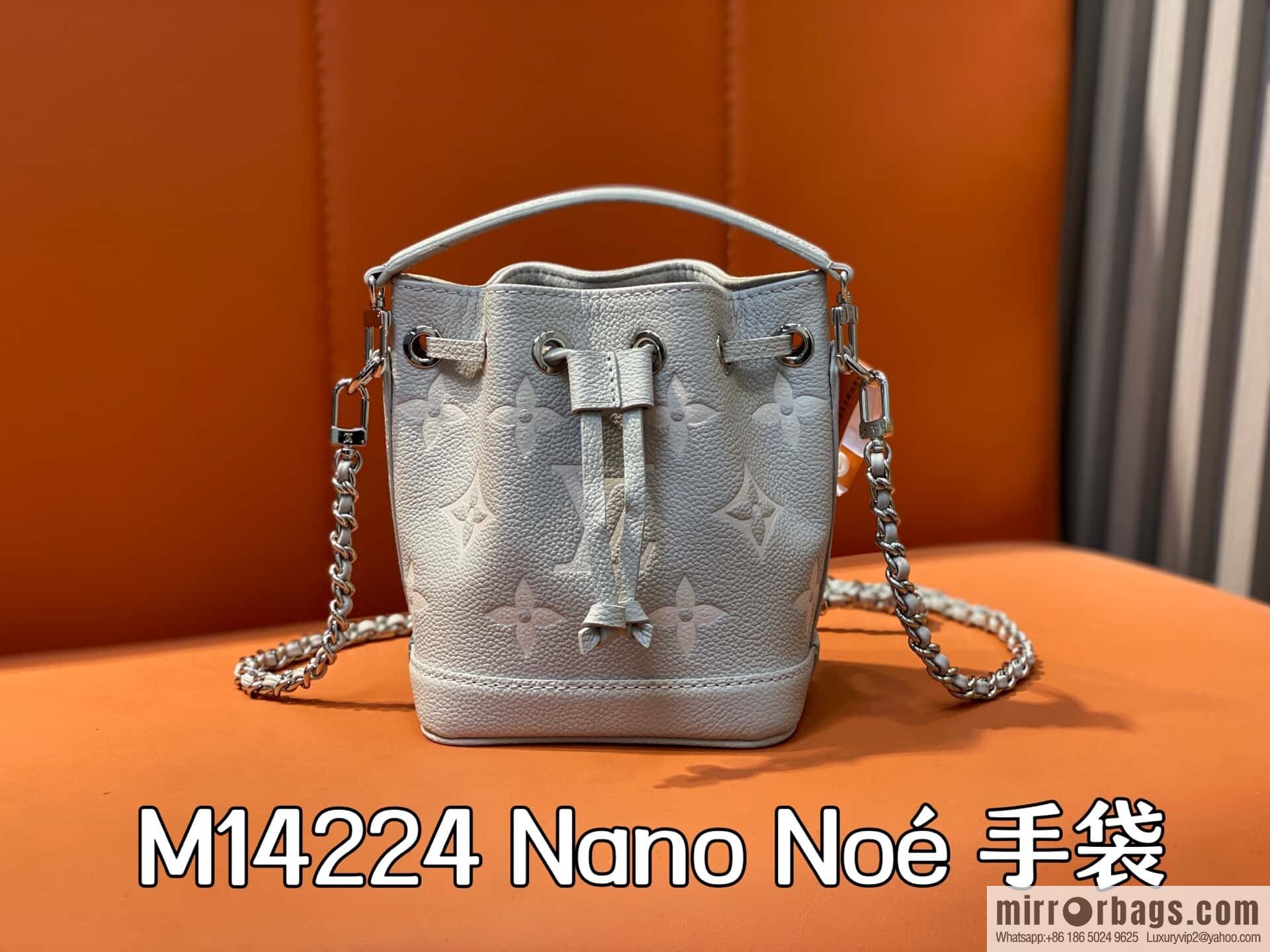 [Original order boutique] M81626 M14224 taro mud purple silk screen printing bucket bag, this Nano Noé handbag