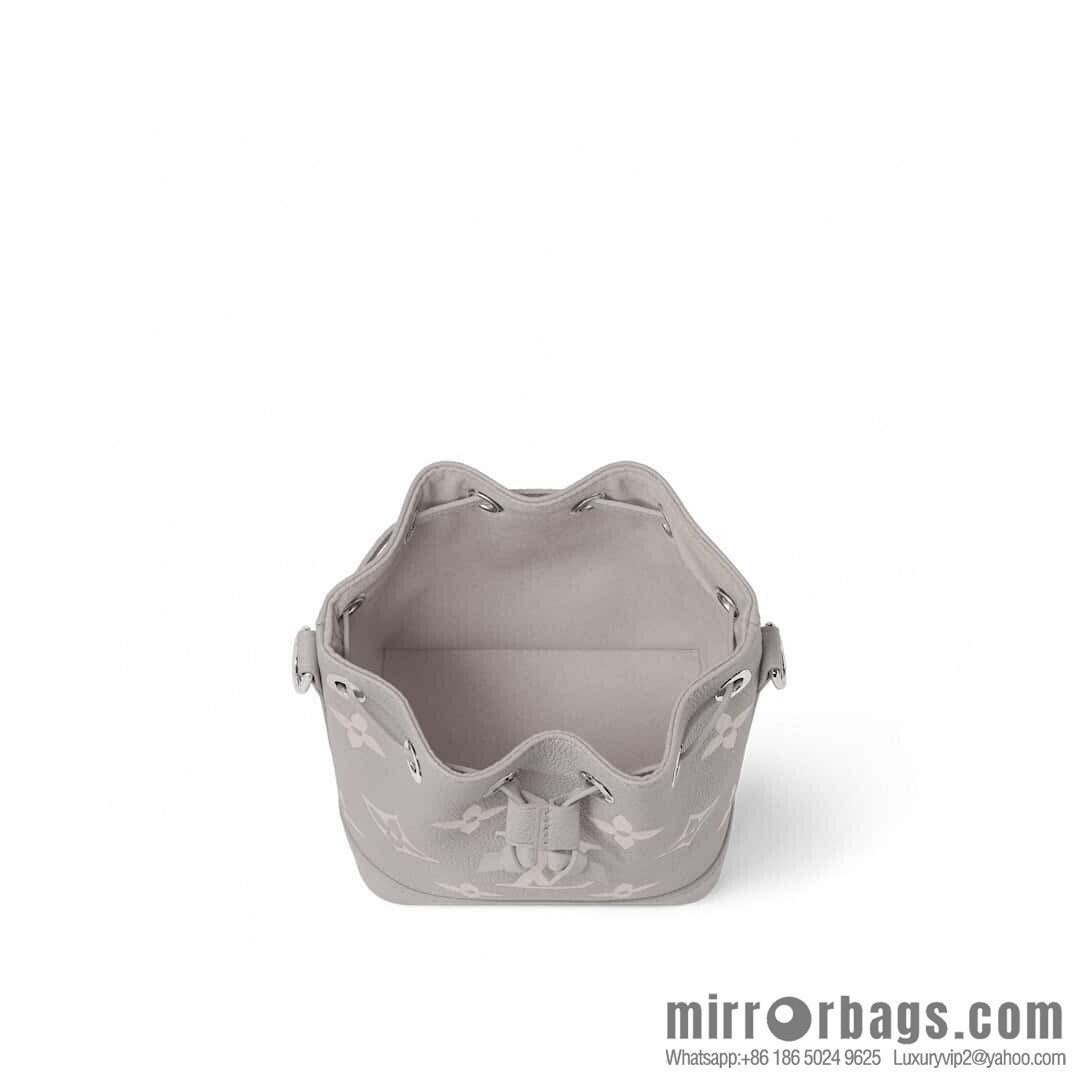 [Original order boutique] M81626 M14224 taro mud purple silk screen printing bucket bag, this Nano Noé handbag