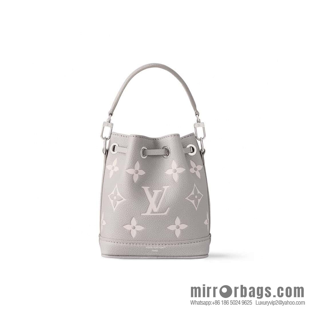 [Original order boutique] M81626 M14224 taro mud purple silk screen printing bucket bag, this Nano Noé handbag