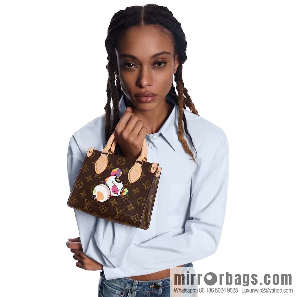 [Original order boutique] M13668 presbyopia, panda square bag, variable code chip version LV X TM ONTHEGO BB handbag