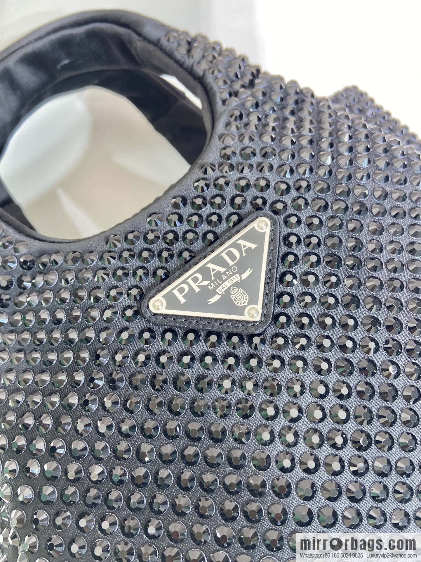 PRADA 🎉 Flash Diamond Vegetable Basket 🎉 1BA349 Flash Diamond🎉🎉