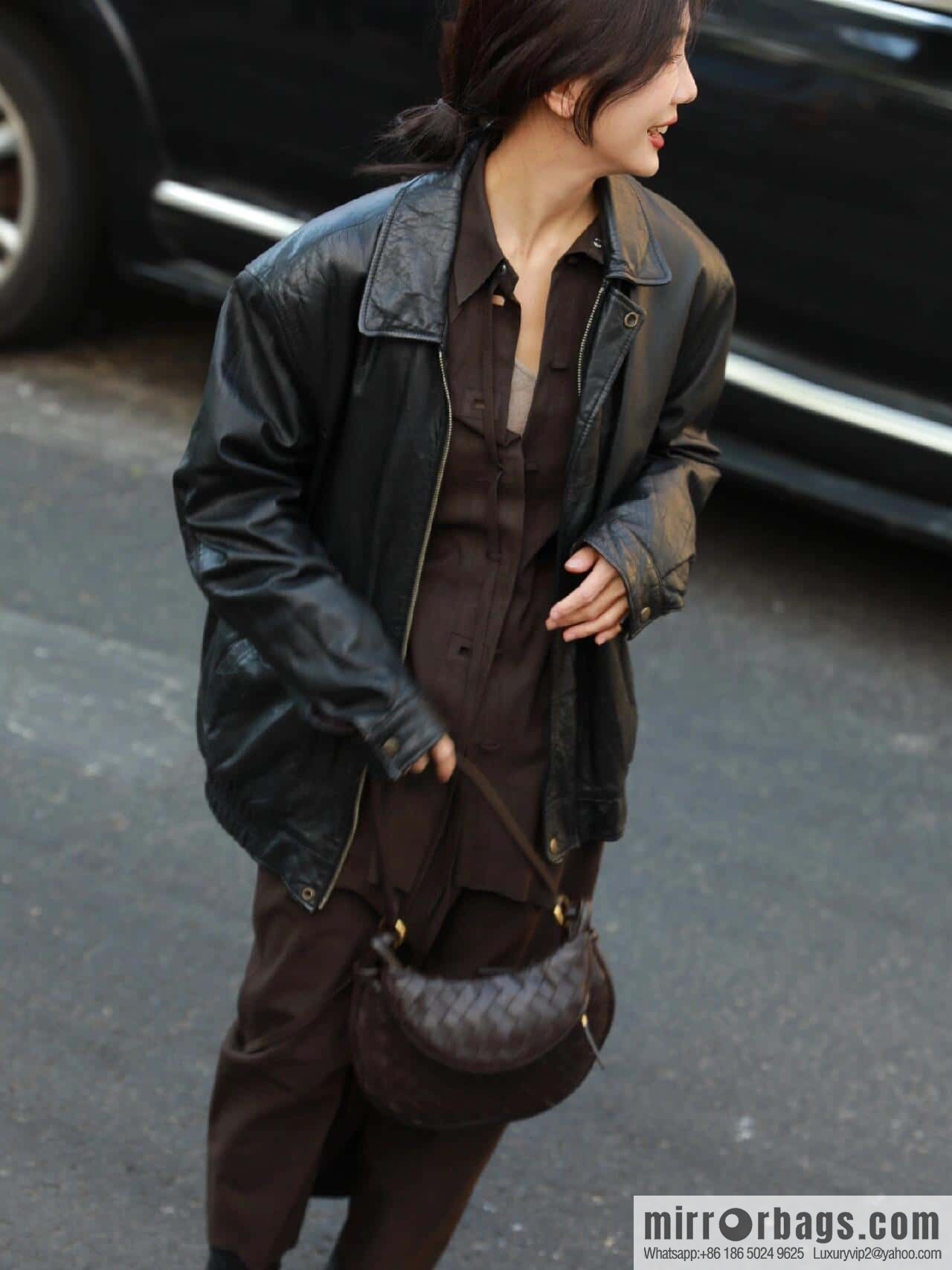 BV Small Gemelli Shoulder Backpack 776764 Chocolate Brown