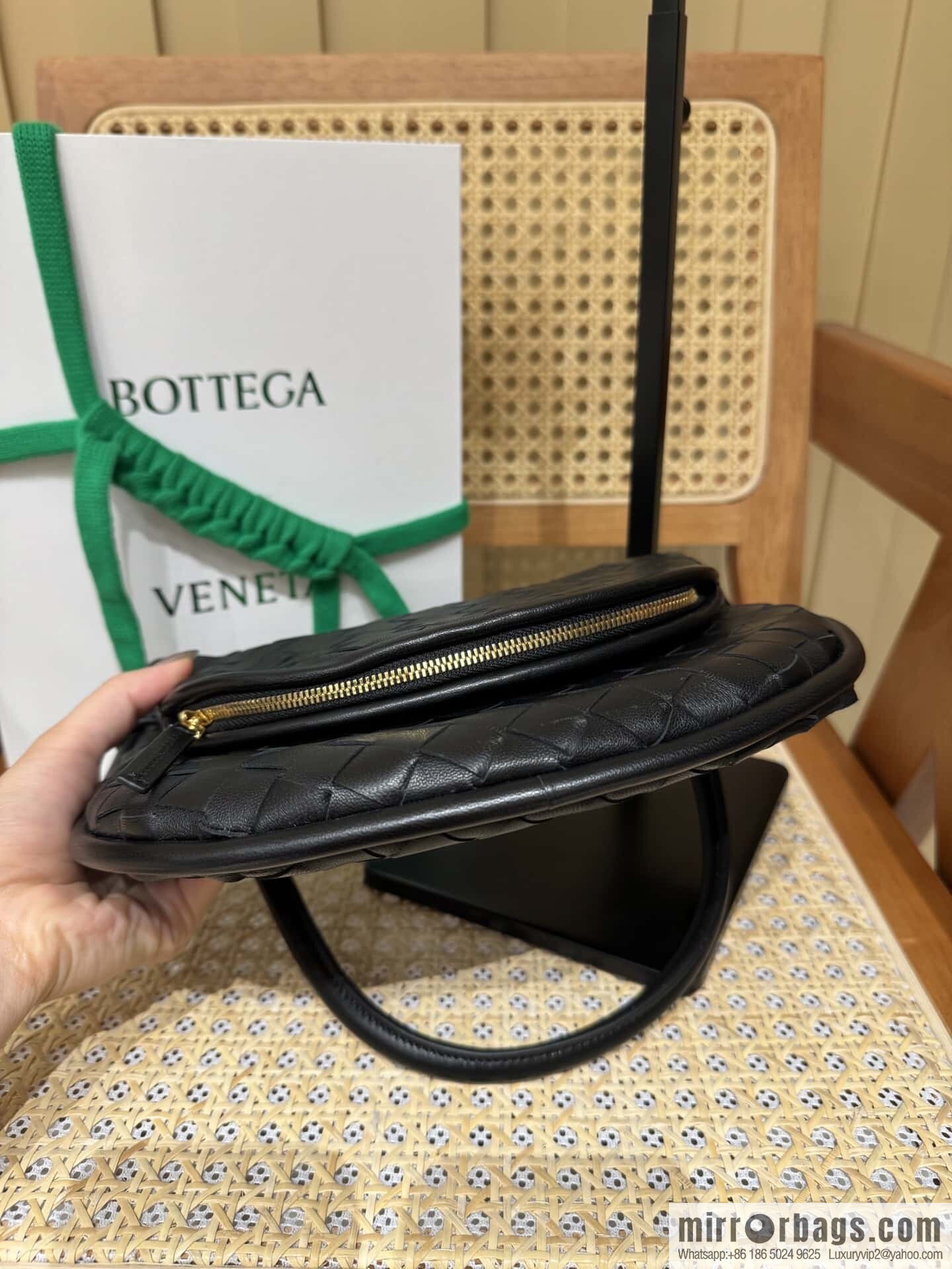 BV Small Gemelli Shoulder Backpack 776764 Black
