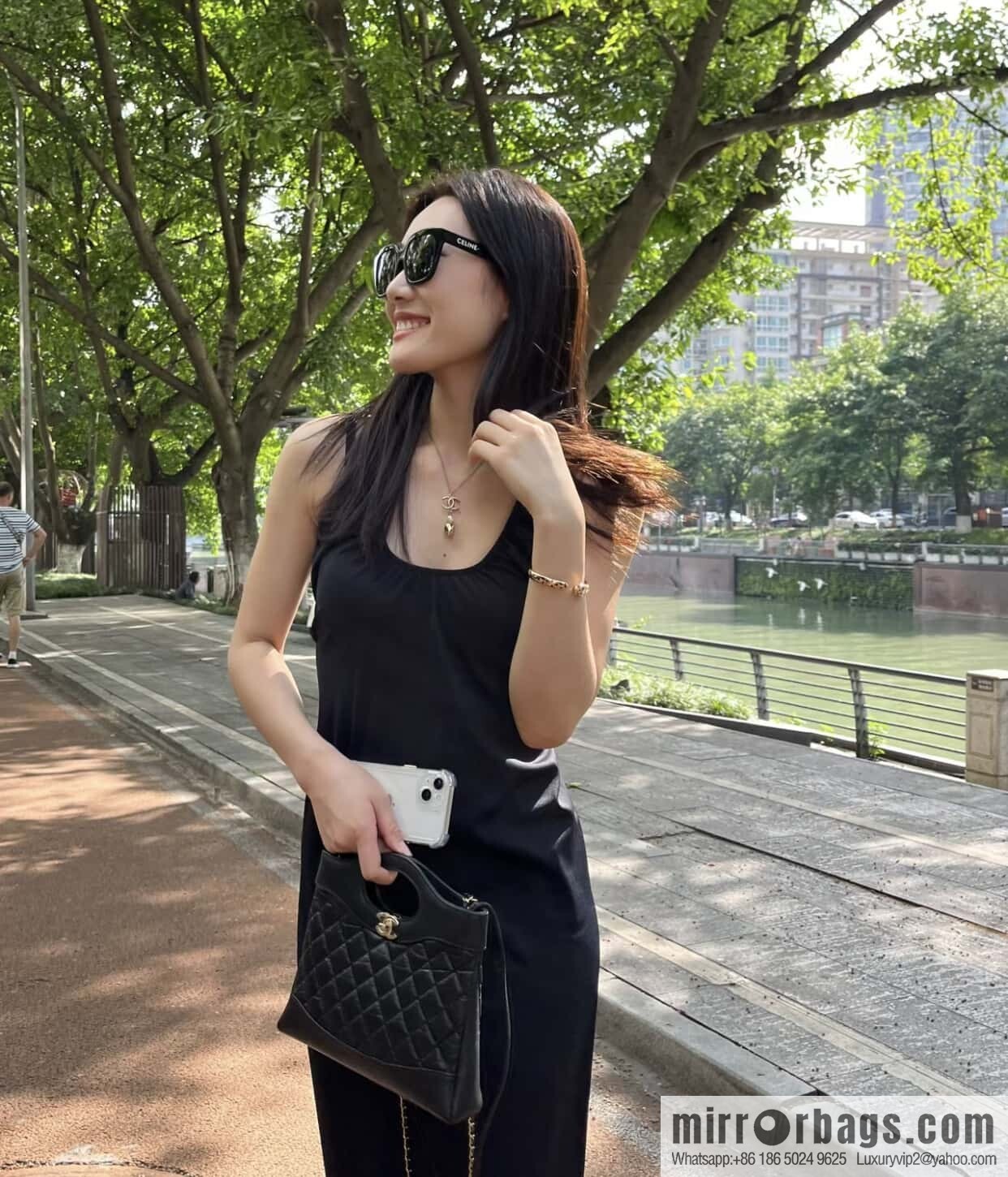 𝐂𝐡𝐚𝐧𝐞𝐥 𝟐𝟑𝐀 Superior Handicraft 31bag Mini Black ➿ AS4133