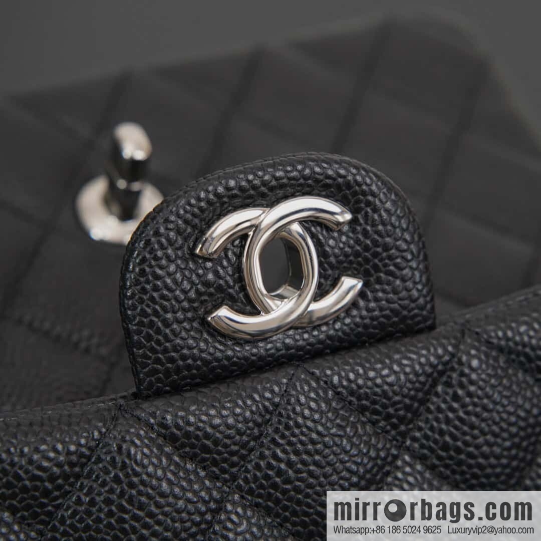 ℂ𝔽 𝗖𝗹𝗮𝘀𝘀𝗶𝗰 𝗙𝗹𝗮𝗽 | black silver 🖤 A01116