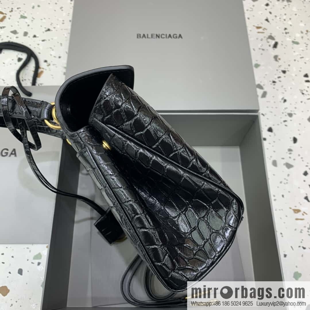 Balenciag rodeo mini [crocodile black] Model: 78972 handbag