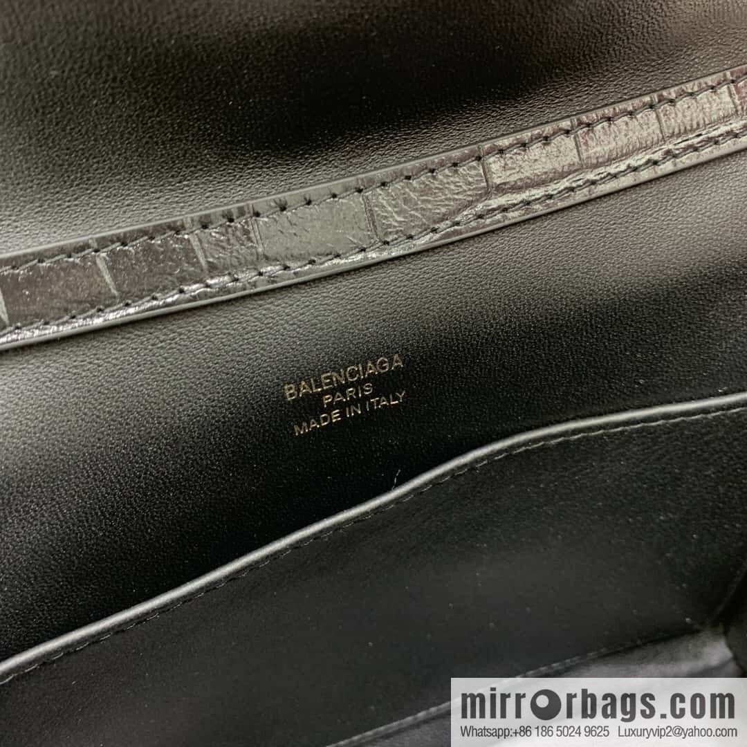 Balenciag rodeo mini [crocodile black] Model: 78972 handbag