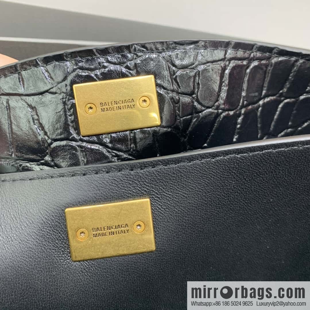 Balenciag rodeo mini [crocodile black] Model: 78972 handbag