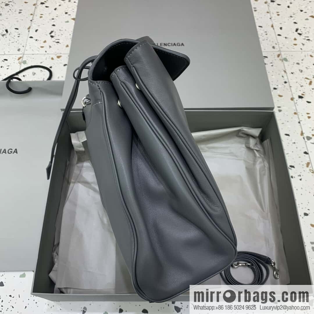[Large premium gray silver buckle 】 𝐁𝐀𝐋𝐄𝐍𝐂𝐈𝐀𝐆𝐀 𝐑𝐎𝐃𝐄𝐎 𝐁𝐀𝐆 series handbag model number: 78972