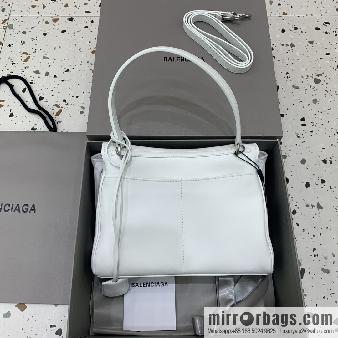 🖤[Small white 】 𝐁𝐀𝐋𝐄𝐍𝐂𝐈𝐀𝐆𝐀 𝐑𝐎𝐃𝐄𝐎 𝐁𝐀𝐆 series handbag model number: 78972