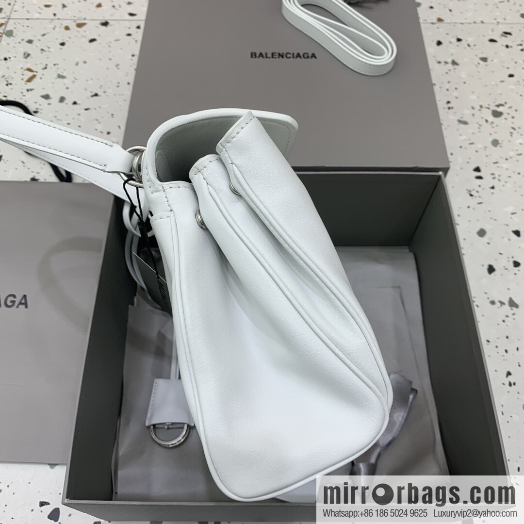 🖤[Small white 】 𝐁𝐀𝐋𝐄𝐍𝐂𝐈𝐀𝐆𝐀 𝐑𝐎𝐃𝐄𝐎 𝐁𝐀𝐆 series handbag model number: 78972