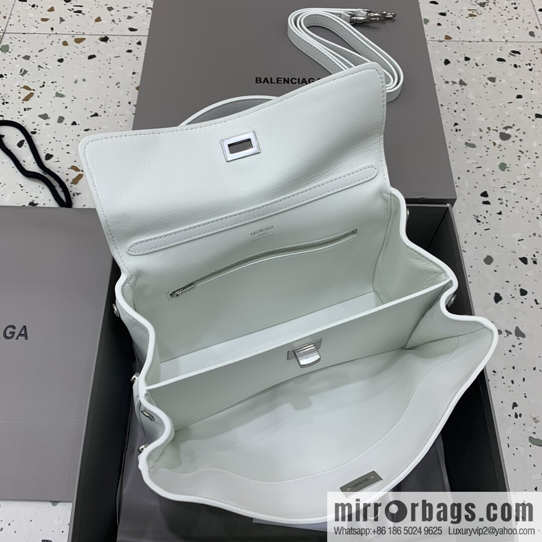 🖤[Small white 】 𝐁𝐀𝐋𝐄𝐍𝐂𝐈𝐀𝐆𝐀 𝐑𝐎𝐃𝐄𝐎 𝐁𝐀𝐆 series handbag model number: 78972