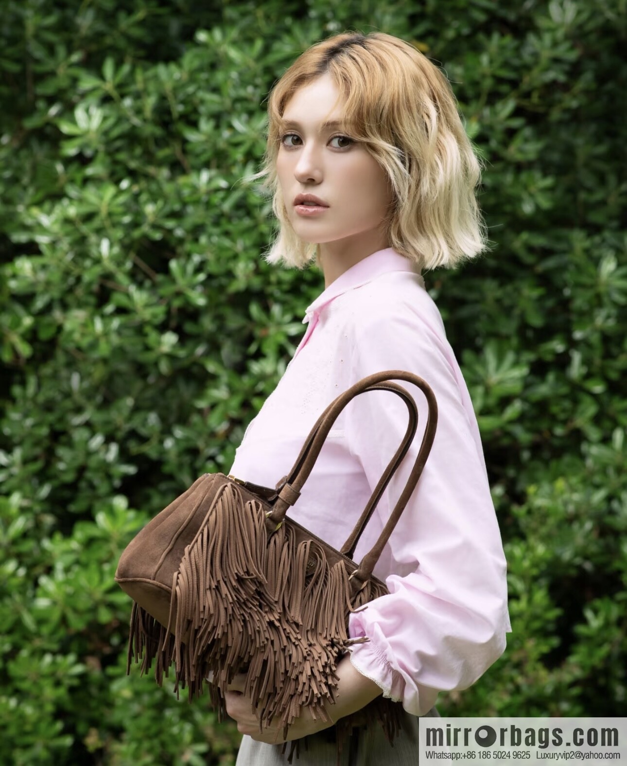 PRADA 🎉 new tassel bag 🎉 1BA457 fleece🎉🎉