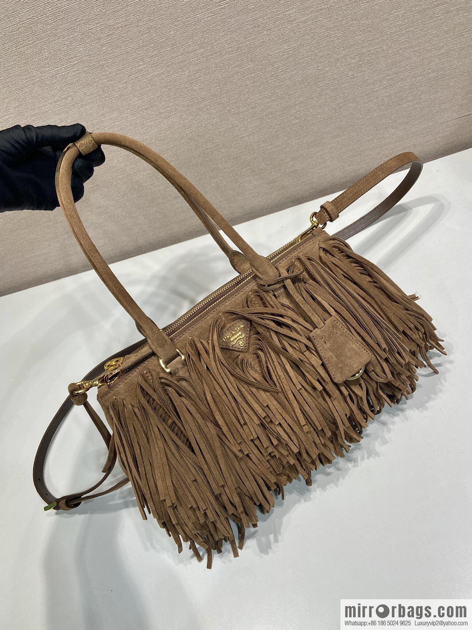PRADA 🎉 new tassel bag 🎉 1BA457 fleece🎉🎉