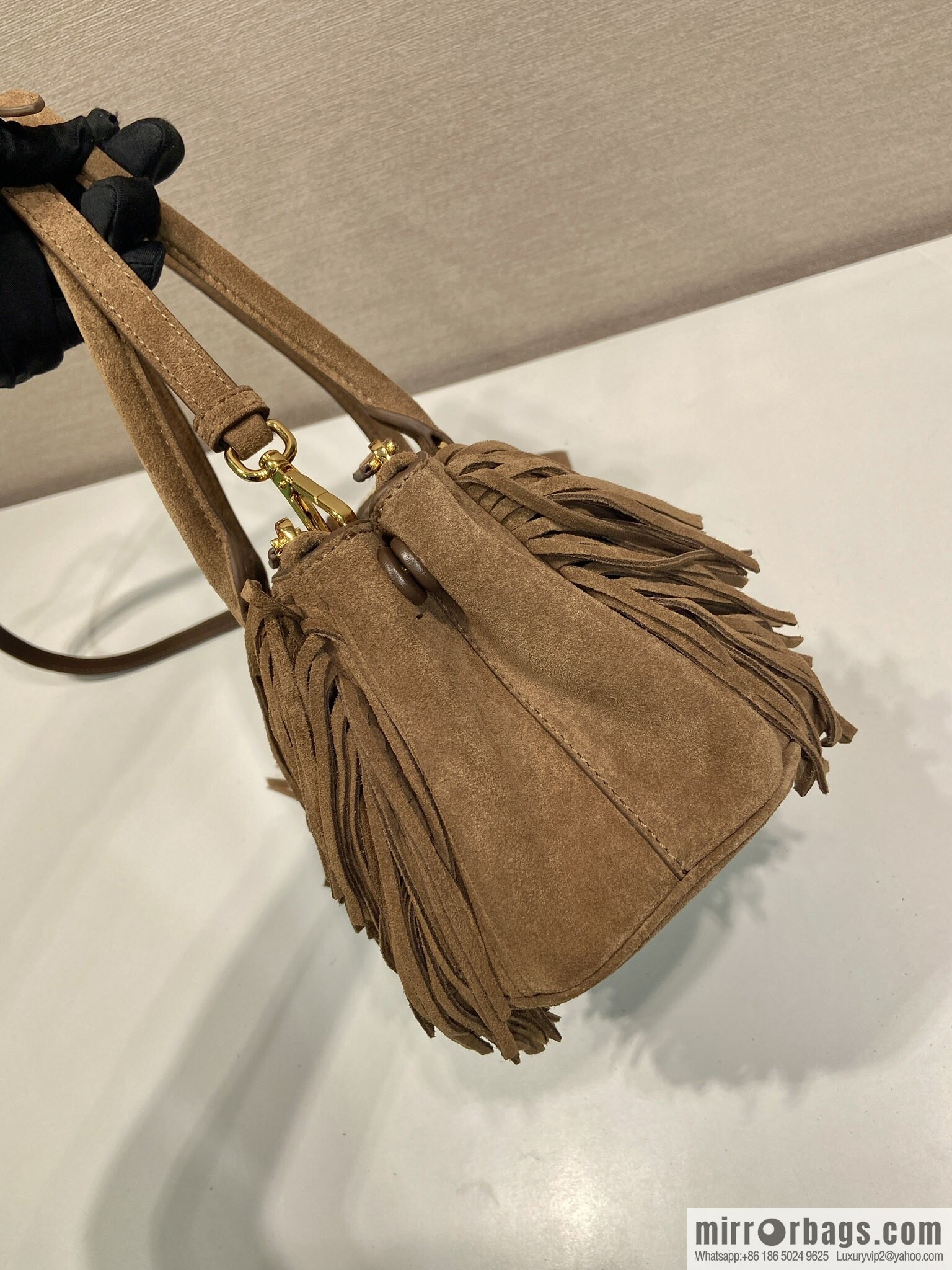 PRADA 🎉 new tassel bag 🎉 1BA457 fleece🎉🎉