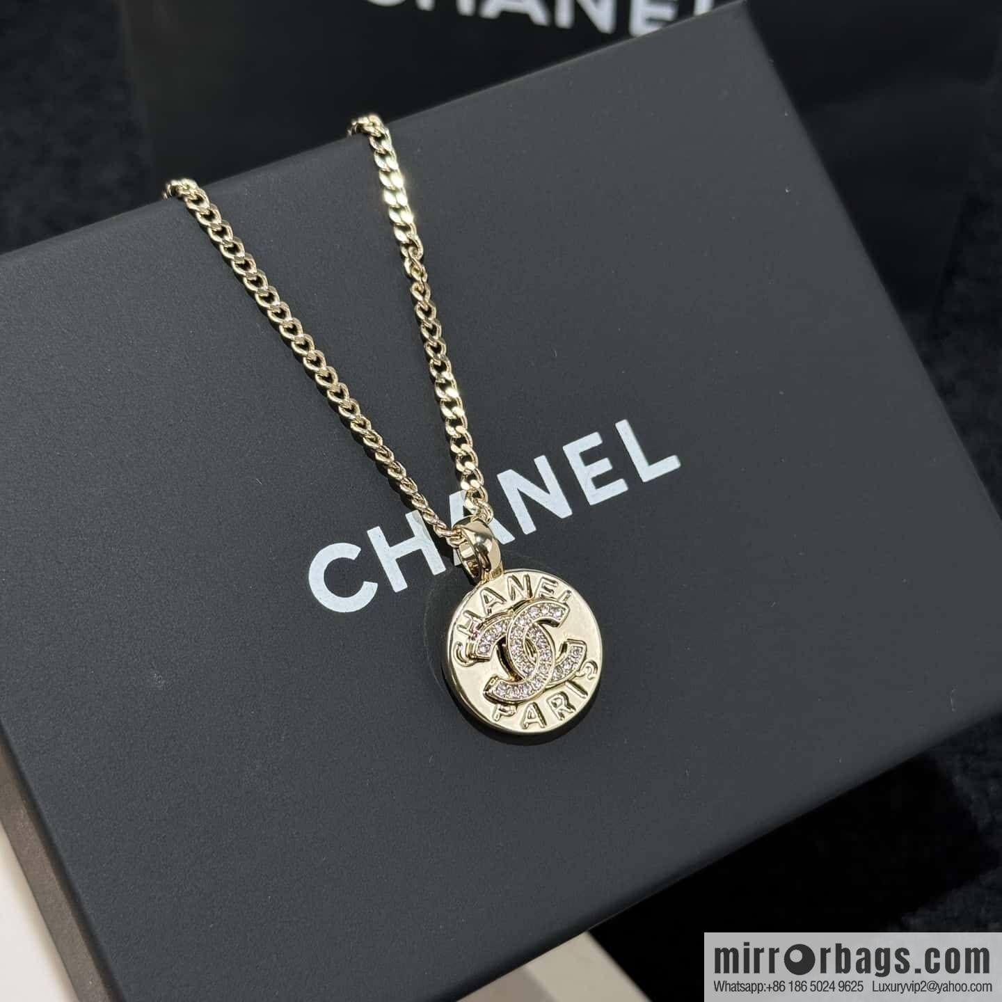 ❗️New ❗️ ☀️ new ☑️ Chanel double c button necklace stud earrings ☀️