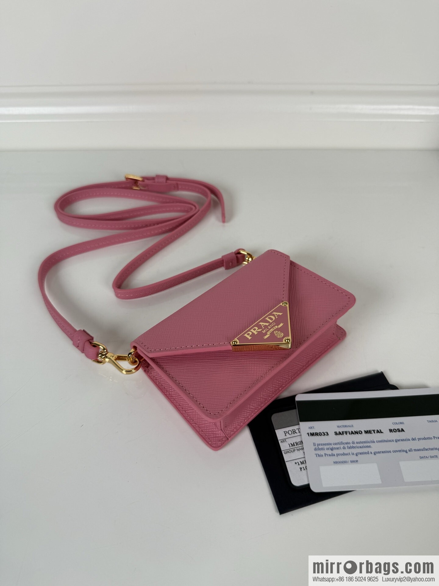 P ➡️ Ladies Multifunctional mini backpack, model 1MR033 pink