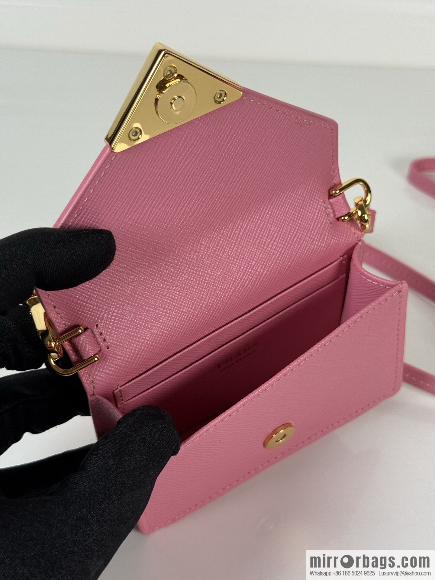 P ➡️ Ladies Multifunctional mini backpack, model 1MR033 pink