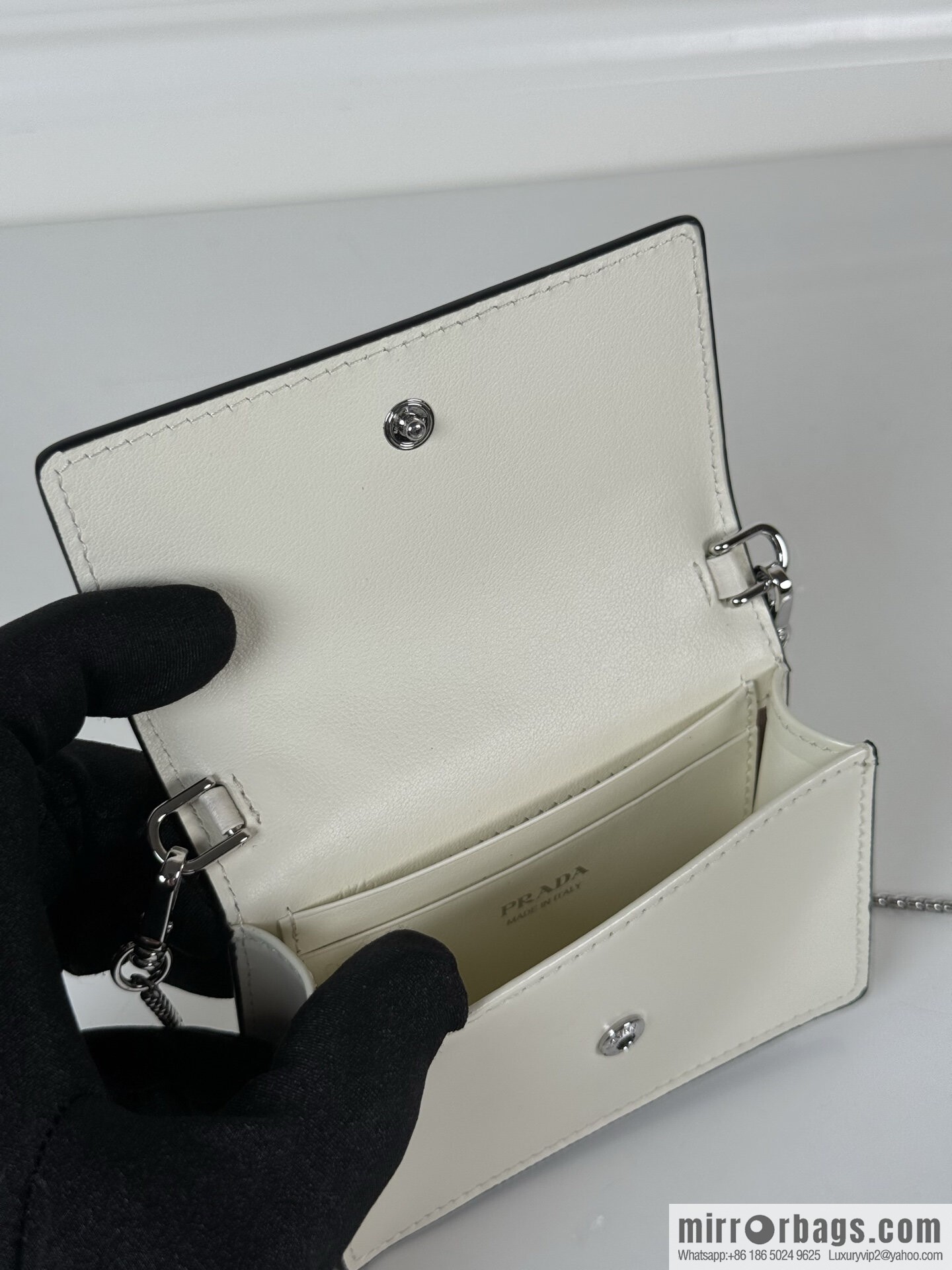 P ➡️ Ladies Multifunctional Mini Backpack, Model 1MR034 White