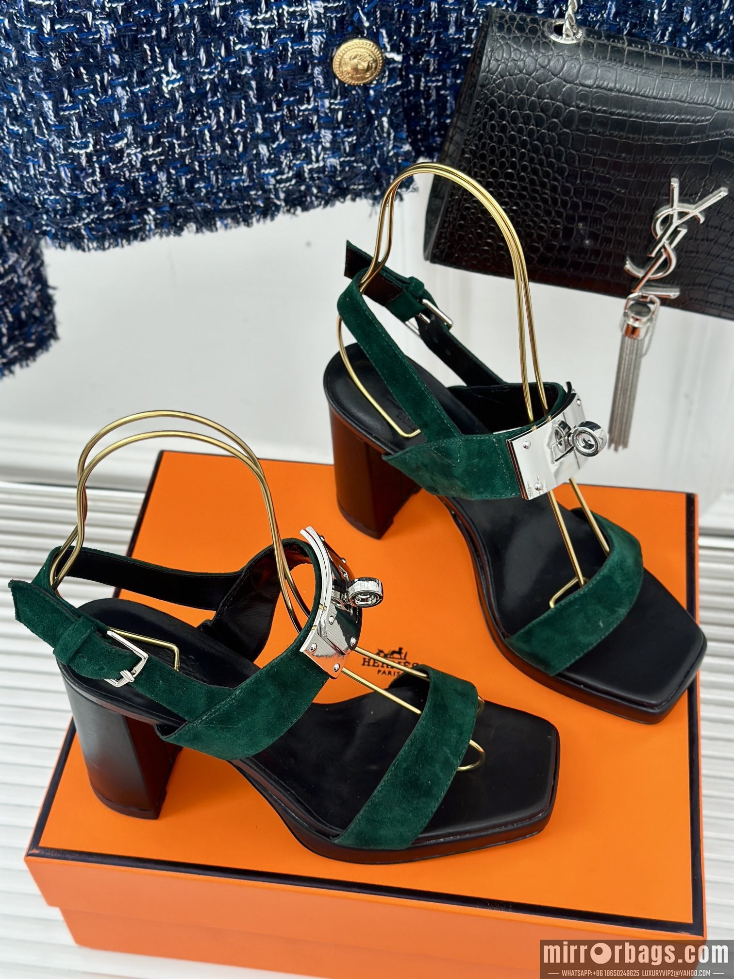 Replica Hermes Shoes Hermes sz35-42 9.5cm h0706