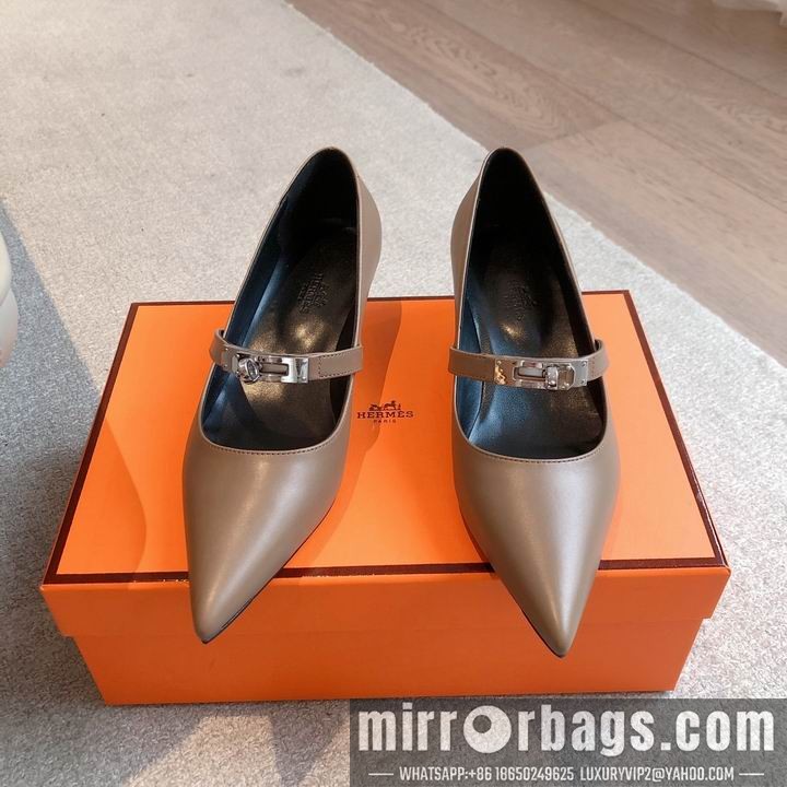 Replica Hermes Shoes Hermes sz35-42 4.5cm mnh0207